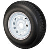 GlobalTrax ST215/75D14 GlobalTrax Trailer Tire LRC on 5 Bolt White Mod Wheel