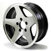 HiSpec 15X6 5-Lug on 4.5" Aluminum 5-Star Trailer Wheel - 456545B - BLEMISHED