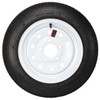 Kenda 4.80X12 Loadstar Trailer Tire LRC on 5 Bolt White Mod Wheel W/O Pinstripe