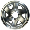 HiSpec 16X6 6-Lug on 5.5" Aluminum Star Twist Trailer Wheel - T166ALM106