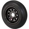 GlobalTrax 5.30X12 GlobalTrax Trailer Tire LRD on 5 Bolt Black Mod Wheel