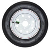 GlobalTrax 4.80X12 Globaltrax Trailer Tire LRB on 4 Bolt White Mod Wheel