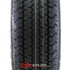 GlobalTrax ST205/75R14 GlobalTrax Trailer Tire LRC on 5 Bolt Silver Mod Wheel