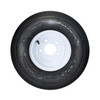 GlobalTrax 5.70x8 GlobalTrax Trailer Tire LRC on 5 Bolt White Wheel