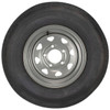 Rainier ST185/80R13 Rainier Trailer Tire LRD on 5 Lug  Silver Spoke Wheel