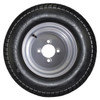 GlobalTrax 20.5X8.00-10 GlobalTrax Trailer Tire LRC on 4 Bolt Silver Wheel