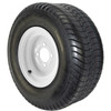 GlobalTrax 20.5X8.00-10 GlobalTrax Trailer Tire LRC on 4 Bolt White Wheel