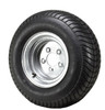 GlobalTrax 20.5X8.00-10 GlobalTrax Trailer Tire LRC on 5 Bolt Galvanized Wheel