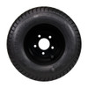 20.5X8.00-10 GlobalTrax Trailer Tire LRC on 5 Bolt Black Wheel