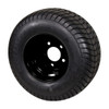 20.5X8.00-10 GlobalTrax Trailer Tire LRC on 5 Bolt Black Wheel