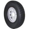 GlobalTrax ST205/75R15 GlobalTrax Trailer Tire LRD on 6 Bolt White Spoke Wheel