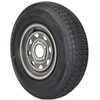 Kenda ST185/80D13 Loadstar Trailer Tire LRC on 5 Bolt Silver Spoke Wheel