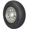 Kenda ST185/80D13 Loadstar Trailer Tire LRC on 5 Bolt Silver Mod Wheel