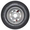 GlobalTrax ST185/80R13 GlobalTrax Trailer Tire LRD on 5 Bolt Silver Spoke Wheel