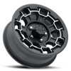 Sendel 15X6 5-Lug on 4.5" Aluminum T18 - Matte Black Machined Lip - T18-56545MBML