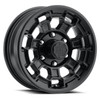 Sendel 15X6 6-Lug on 5.5" Aluminum T18 - Matte Black - T18-56655MB