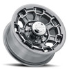 Sendel 16X7 8-Lug on 6.5" Aluminum T18 - Gunmetal  - T18-67867GM