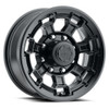 Sendel 16X7 8-Lug on 6.5" Aluminum T18 - Gloss Black  - T18-67867GB