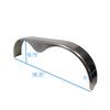 68-1/4x11 14-Gauge Steel Tandem Axle Teardrop Fender - OVERSTOCK
