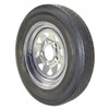 4.80X12 GlobalTrax Trailer Tire LRC on 5 Bolt Galvanized Wheel Angle