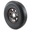 ST185/80D13 Trailer Tire LRD on 5 Bolt Black Spoke Wheel