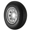 ST225/75D15 Kenda Loadstar Trailer Tire LRD on 6 Bolt Silver Wheel