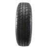 ST205/75R15 GlobalTrax Trailer Tire LRC on 5 Bolt Black Spoke Wheel