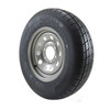 ST205/75R15 GlobalTrax Trailer Tire LRC on 6 Bolt Silver Mod Wheel (DEX)