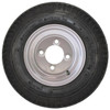 4.80X8 GlobalTrax Trailer Tire LRC on 4 Bolt Silver Bell Wheel (MM)