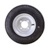 4.80X8 Loadstar Trailer Tire LRB on 4 Bolt Silver Wheel (MM)