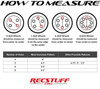 Recstuff 10X6 5-Lug on 4.5" White Bell Wheel Diagram