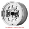 Sendel 15X6 5-Lug on 4.5" Aluminum S20 Trailer Wheel - S20-56545T Sendel 15X6 5-Lug on 4.5" Aluminum S20 Trailer Wheel - S20-56545T