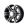 Sendel 15X6 6-Lug on 5.5" Aluminum T09 Trailer Wheel - Black Inlay - T09-56655BM Sendel 15X6 6-Lug on 5.5" Aluminum T09 Trailer Wheel - Black Inlay - T09-56655BM
