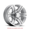 Sendel 15X6 6-Lug on 5.5" Aluminum T09 Trailer Wheel - T09-56655SM