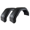 2-Pack - Autoflex Plastic Universal Trailer Fender - 13-14" Tires - 30" - Black