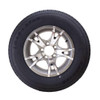 ST205/75R15 Kenda Loadstar Trailer Tire LRC on 5 Bolt Aluminum T07 Wheel - Gunmetal Inlay