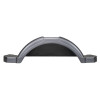 Plastic Step Trailer Fender - 40.31" - Silver - One Fender - Textured