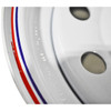12X4 4-Lug on 4" White Mod Trailer Wheel - BLEMISHED