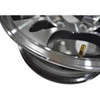 14X5.5 5-Lug on 4.5" Aluminum S5 Trailer Wheel - Black inlay - S545545B - BLEMISHED