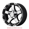 14X5.5 5-Lug on 4.5" Aluminum T08 Trailer Wheel - T08-45545BMLS - BLEMISHED