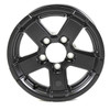 15X5 5-Lug on 4.5" Aluminum Series 07 Trailer Wheel - Black Matte - 755545FPBM - BLEMISHED