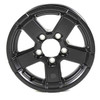 HiSpec 13X5 5-Lug on 4.5" Aluminum Series 07 Trailer Wheel - Black Matte - 735545FPBM