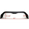 2-Pack - Plastic Universal Trailer Fenders - 61" - Tandem Axle - Black
