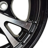 12X4 5-Lug on 4.5" Aluminum Trailer Wheel - Black Inlay - BLEMISHED