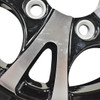 12X4 5-Lug on 4.5" Aluminum Trailer Wheel - Black Inlay - BLEMISHED
