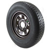 ST175/80D13 GlobalTrax Trailer Tire on 5 Bolt Black Spoke Wheel - SSW