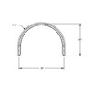 2 Pack - 36x1 Smooth Aluminum Single Axle Fender Flares 2 Pack - 36x1 Smooth Aluminum Single Axle Fender Flares