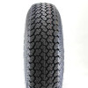 ST185/80D13 Loadstar Trailer Tire LRC on 5 Bolt Aluminum Series 06 Trailer Wheel - Black Inlay