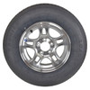 ST205/75R14 Loadstar Trailer Tire LRC on 5-Bolt Aluminum S5 Wheel - Silver Inlay