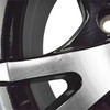 ST205/75R15 Loadstar Trailer Tire LRC on 5-Bolt Aluminum T07 Wheel - Black Inlay - BLEMISHED